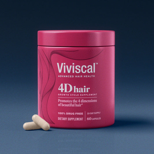 Viviscal 4D Hair Growth Cycle Capsules Supplements for Women 60 Count